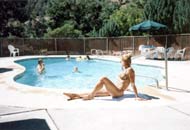Relax by the pool.